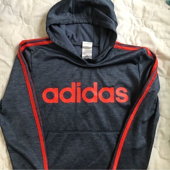COPY - Adidas boys sports hoodie sweatshirt size L - Picture 1 of 1